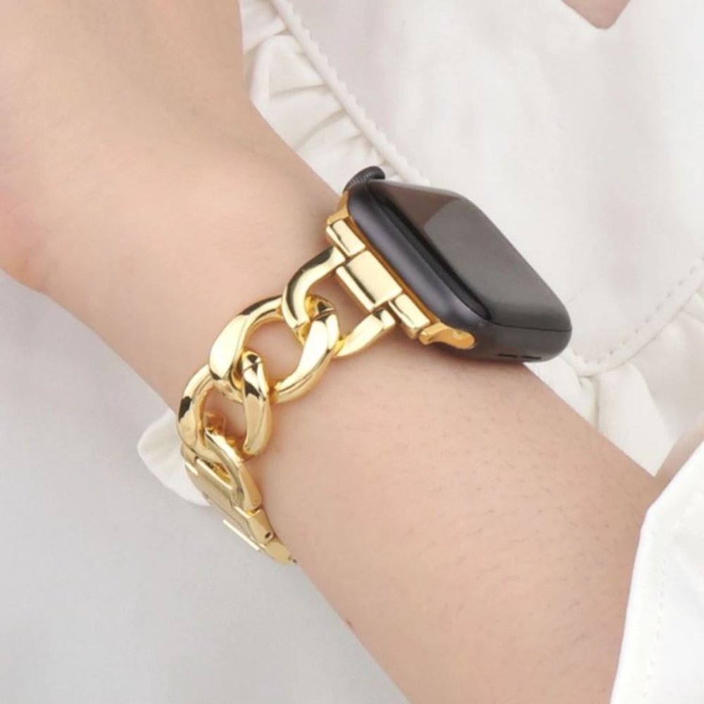 NEW Strap Chain Stainless Band For Apple Watch - Picture 12 of 16